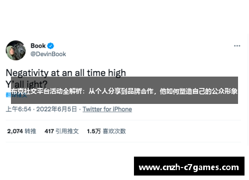 布克社交平台活动全解析：从个人分享到品牌合作，他如何塑造自己的公众形象